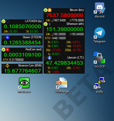 Coin Ticker Plugin v0.5.0