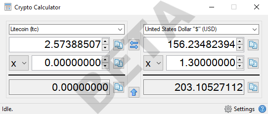 Crypto Calculator Plugin v0.5.0